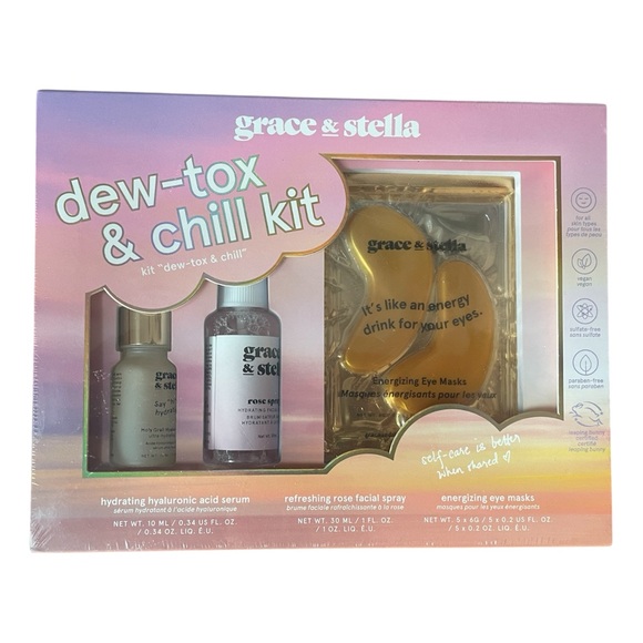 grace & stella Other - Grace & stella Dew-Tox & Chill kit
